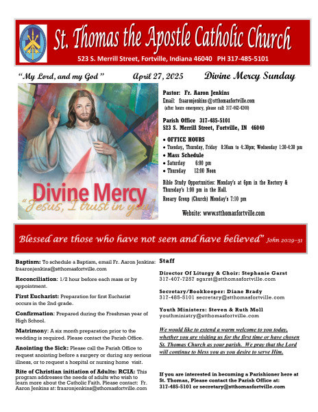 BULLETIN April 27, 2025
