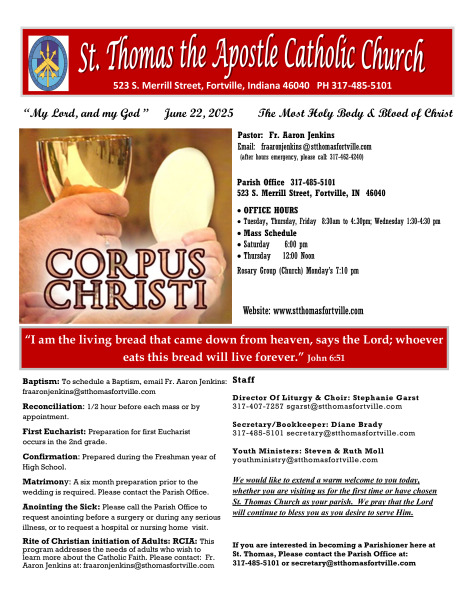 BULLETIN June 22, 2025