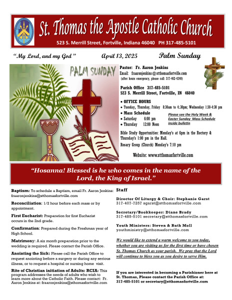 BULLETIN April 13, 2025