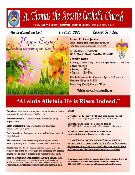 BULLETIN April 20, 2025
